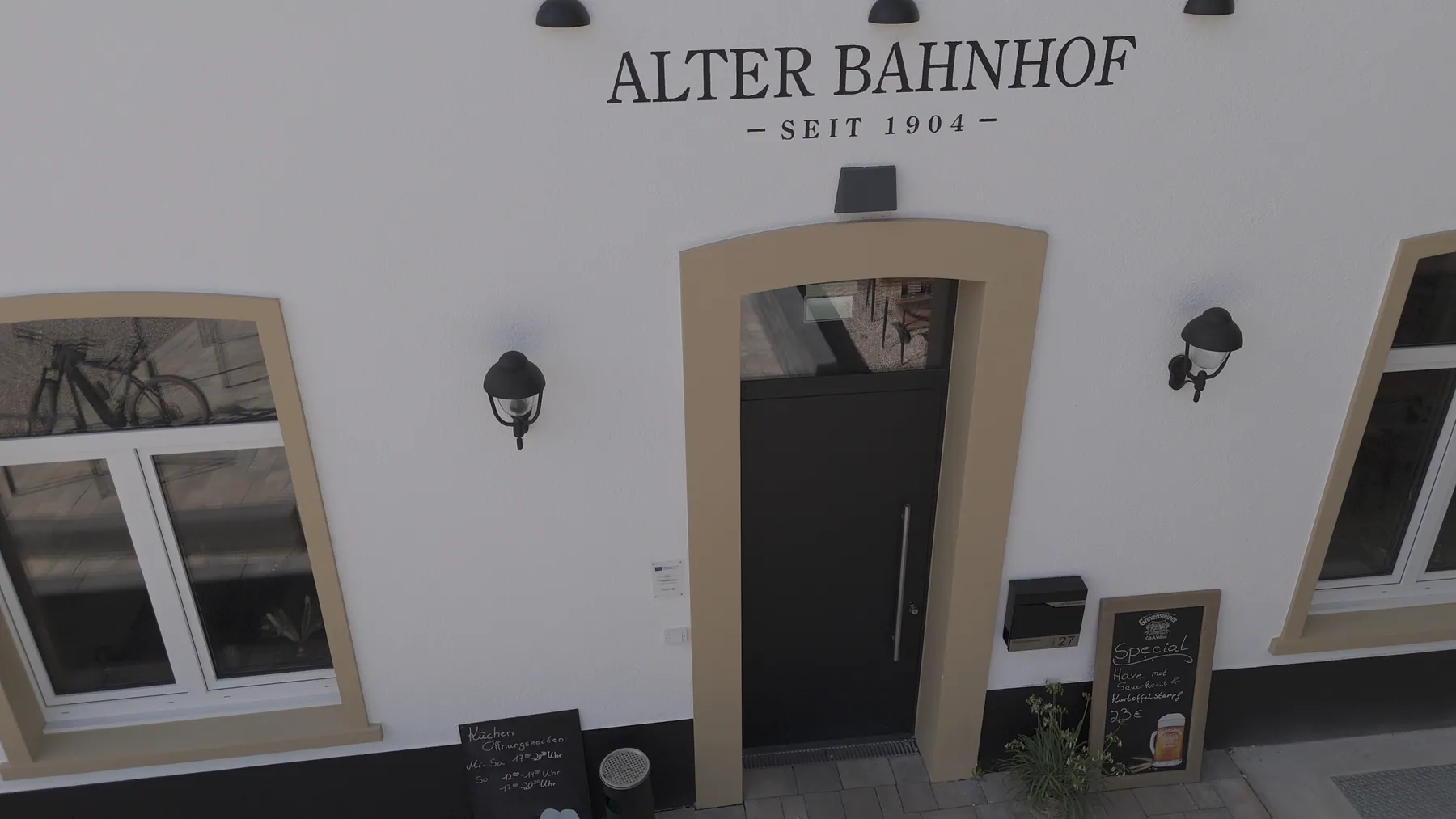 Eingang des Alten Bahnhofs Gemen